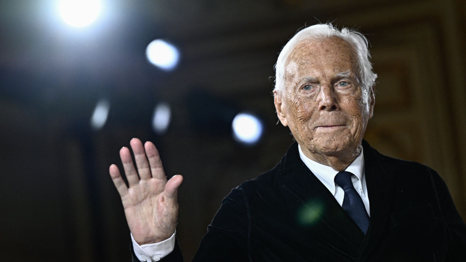 Giorgio Armani in early 2025. 