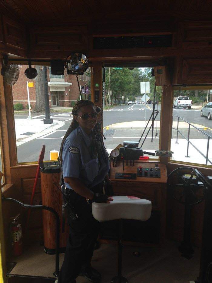 Charlotte streetcar conductor