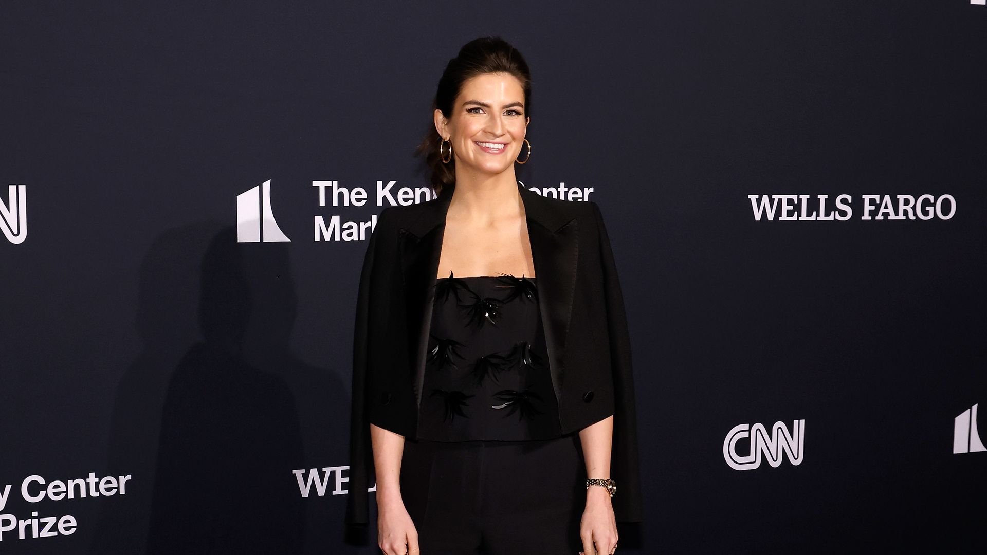 Kaitlan Collins attends the 2023 Mark Twain Prize for American Humor presentation at The Kennedy Center on March 19, 2023 in Washington, DC