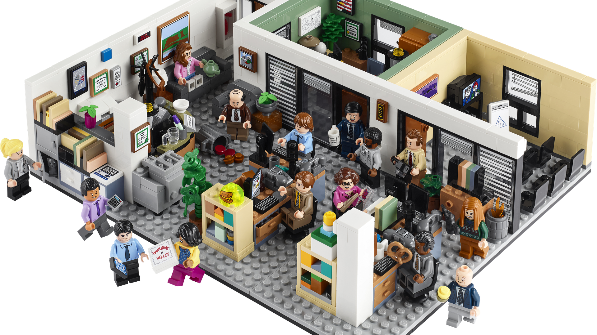 Lego's recreation of Dunder Mifflin Scranton