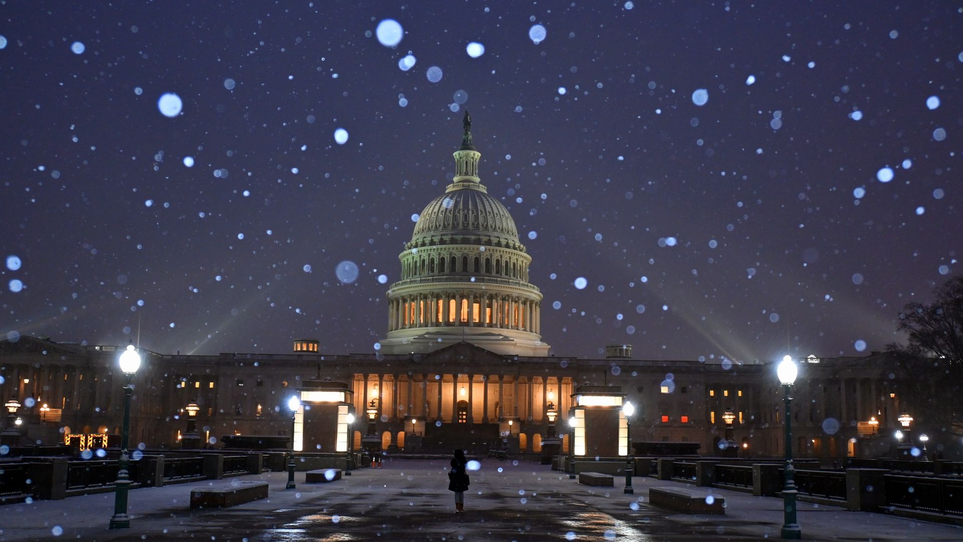 The Capitol during this week's snowstorm