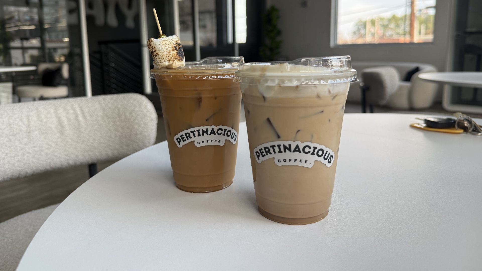 Pertinacious winter lattes