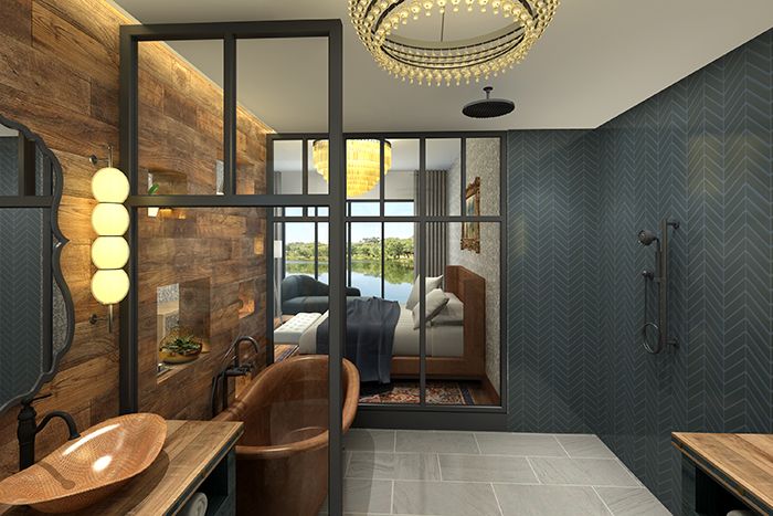 Sunset Cove room rendering