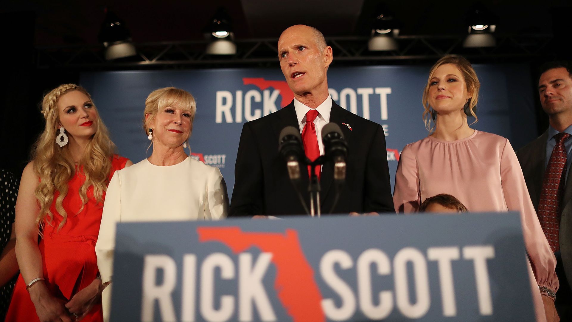 Governor Rick Scott at campaign speech