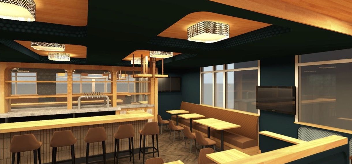 rendering of a bar