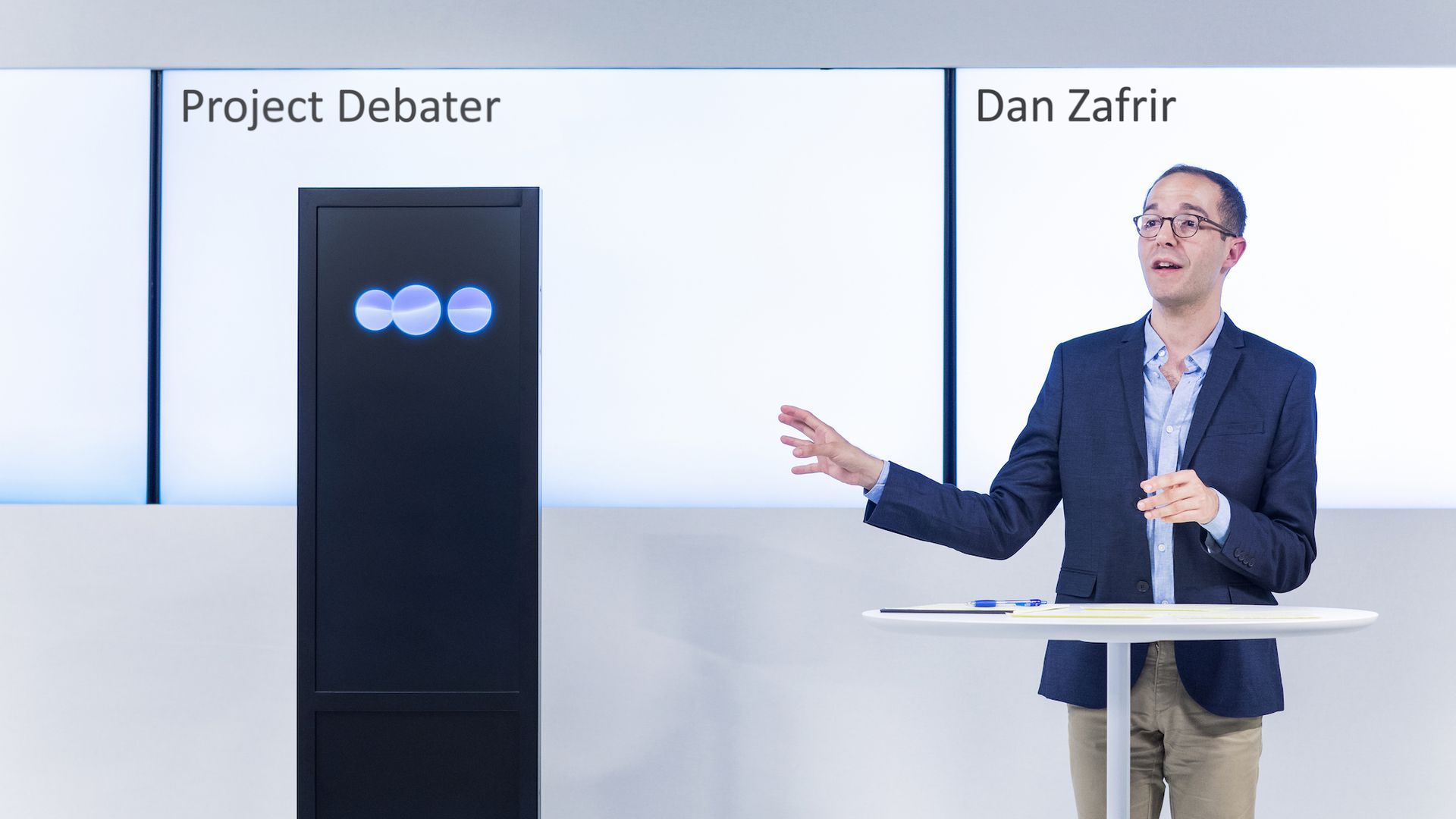 IBM's Project Debater uses AI to engage in debate with a human