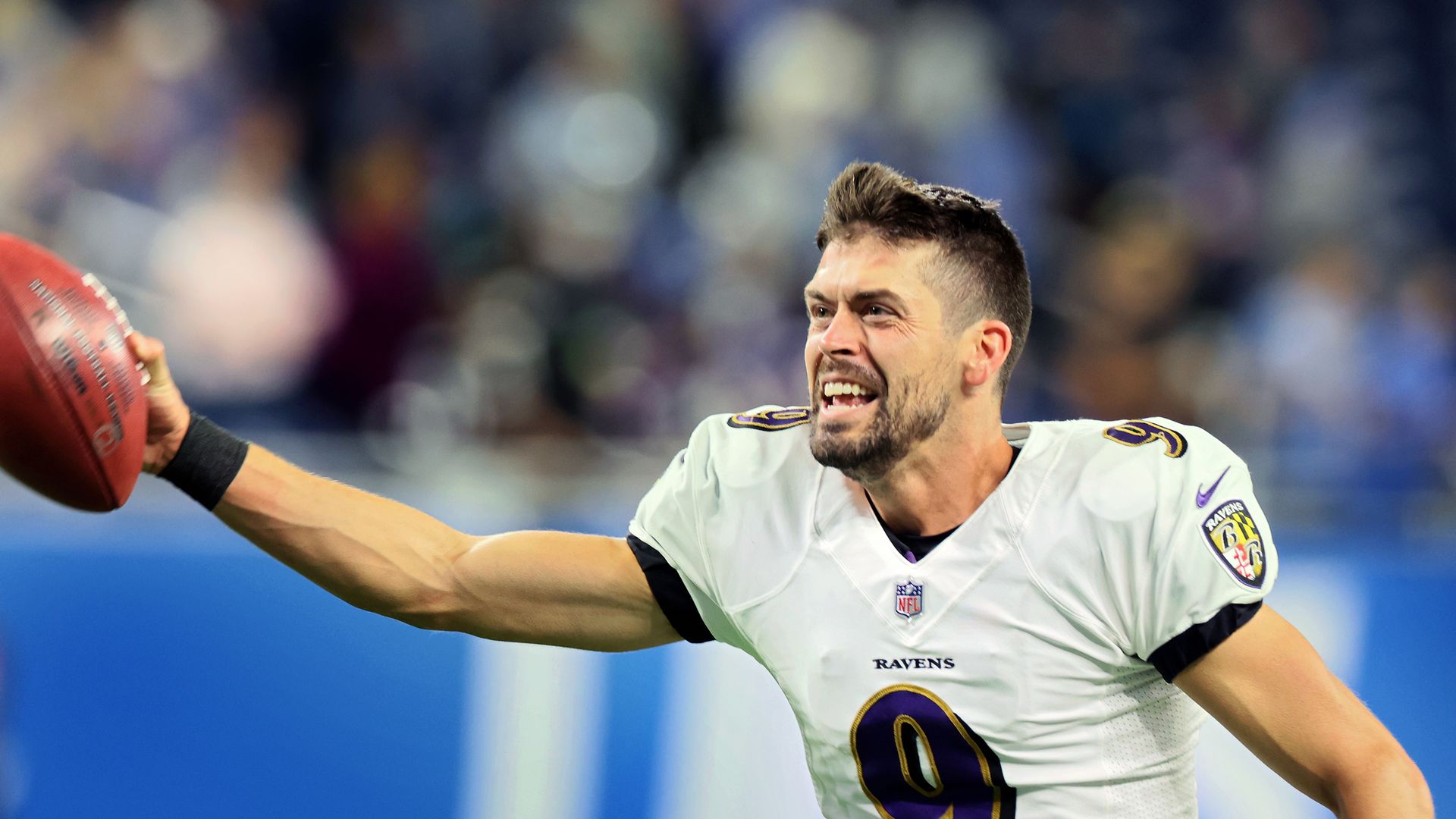 Baltimore Ravens kicker Justin Tucker