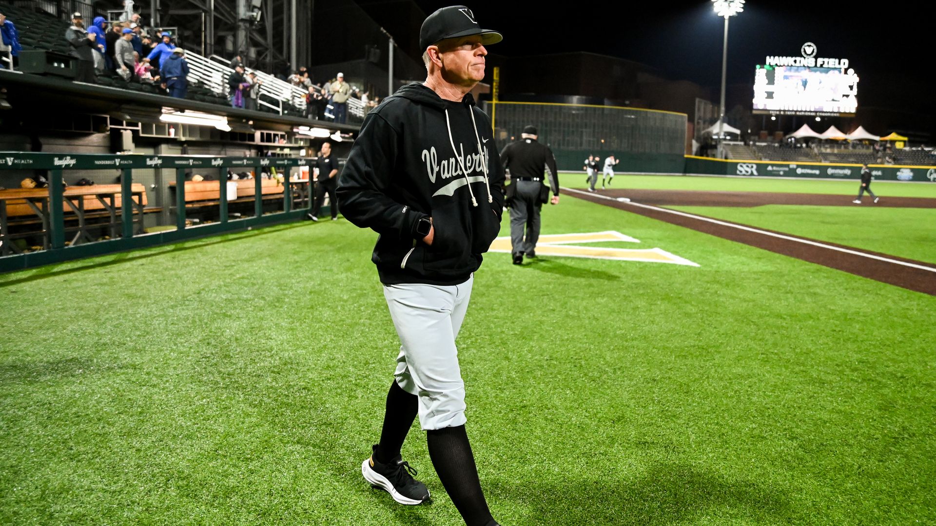 Vanderbilt coach Tim Corbin on Tuesday, when he logged his 1,000th career win. 