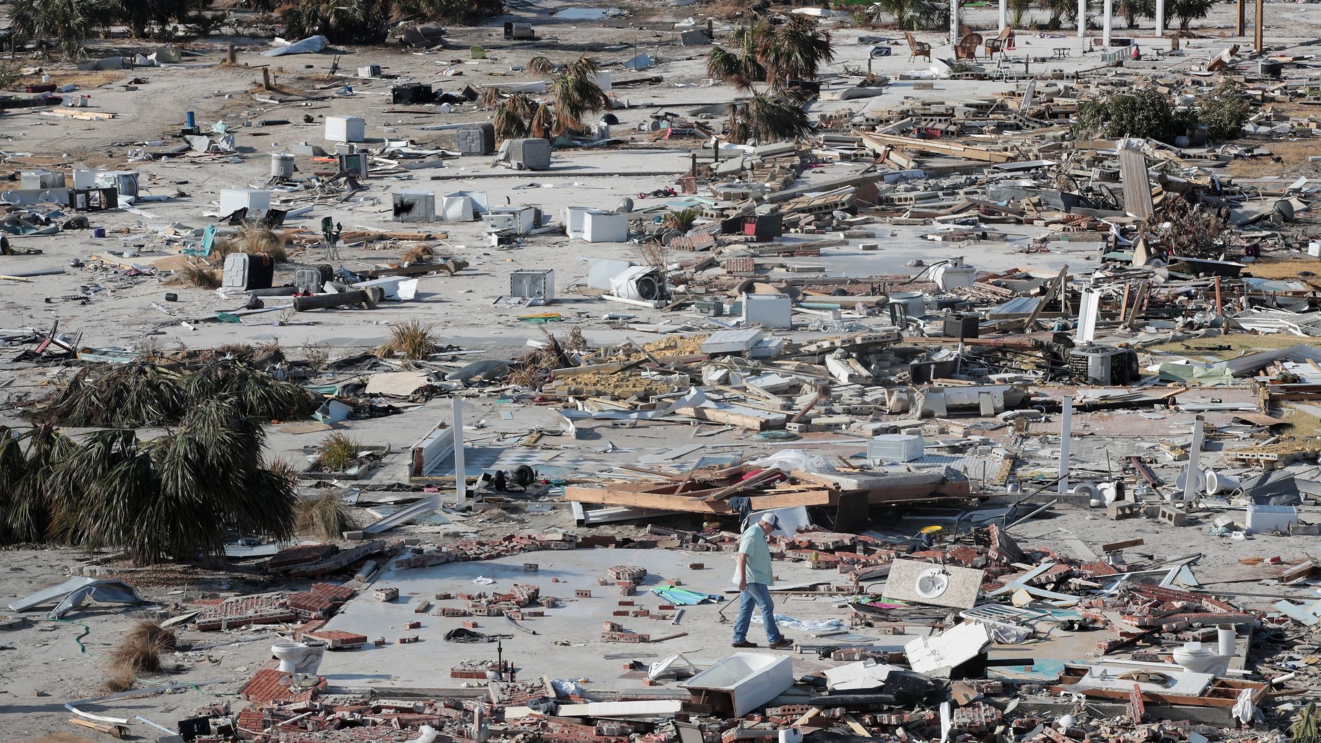 Hurricane ravaged Florida
