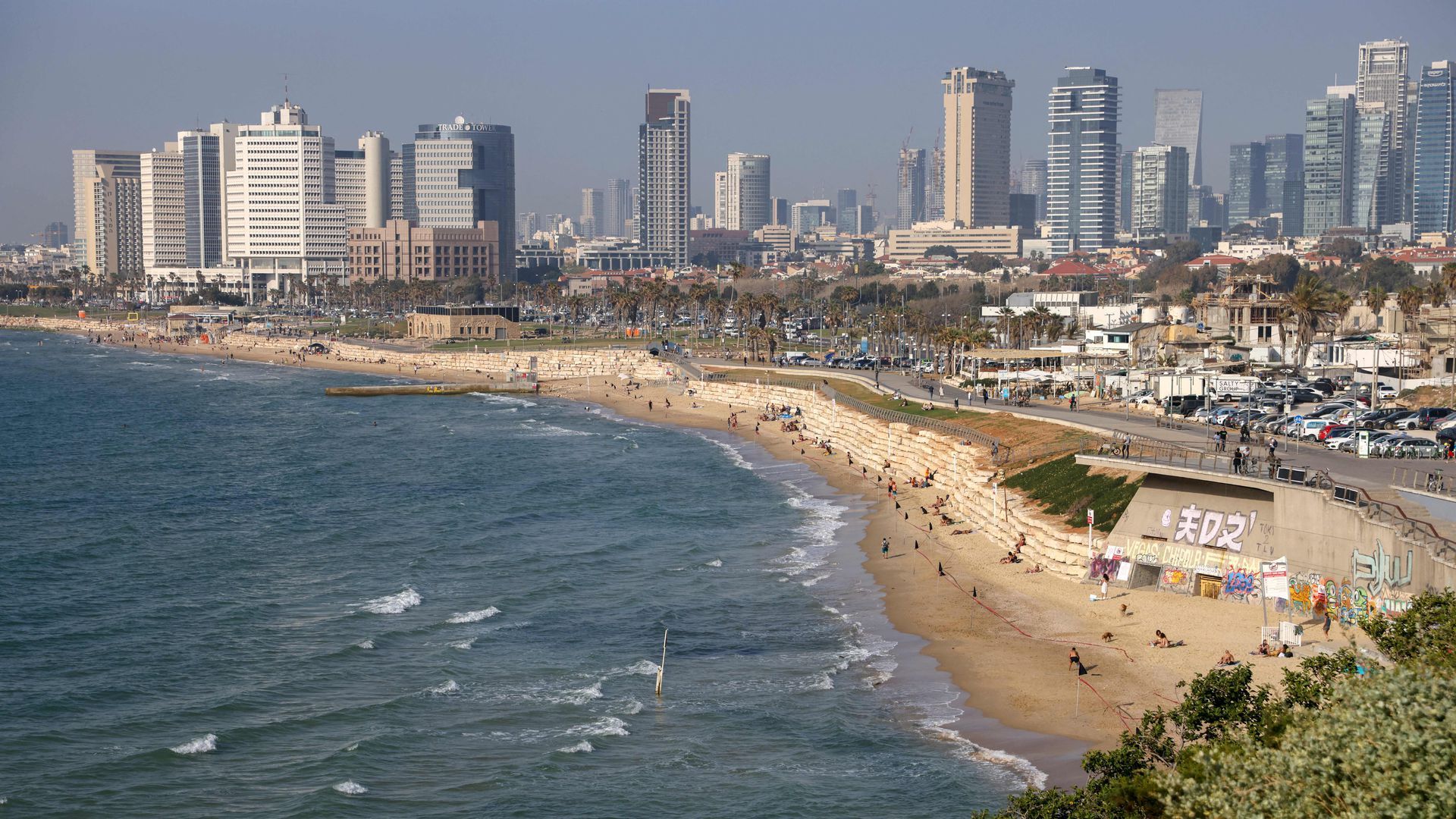 The Tel Aviv skyline