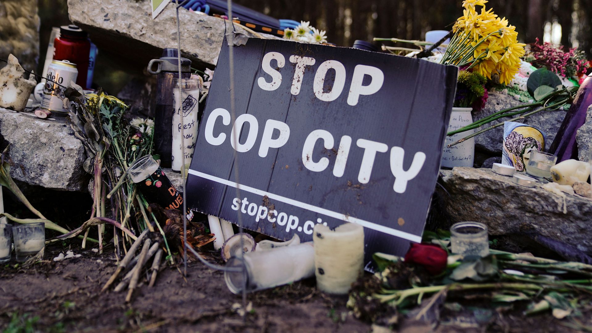 'Cop City' memorial