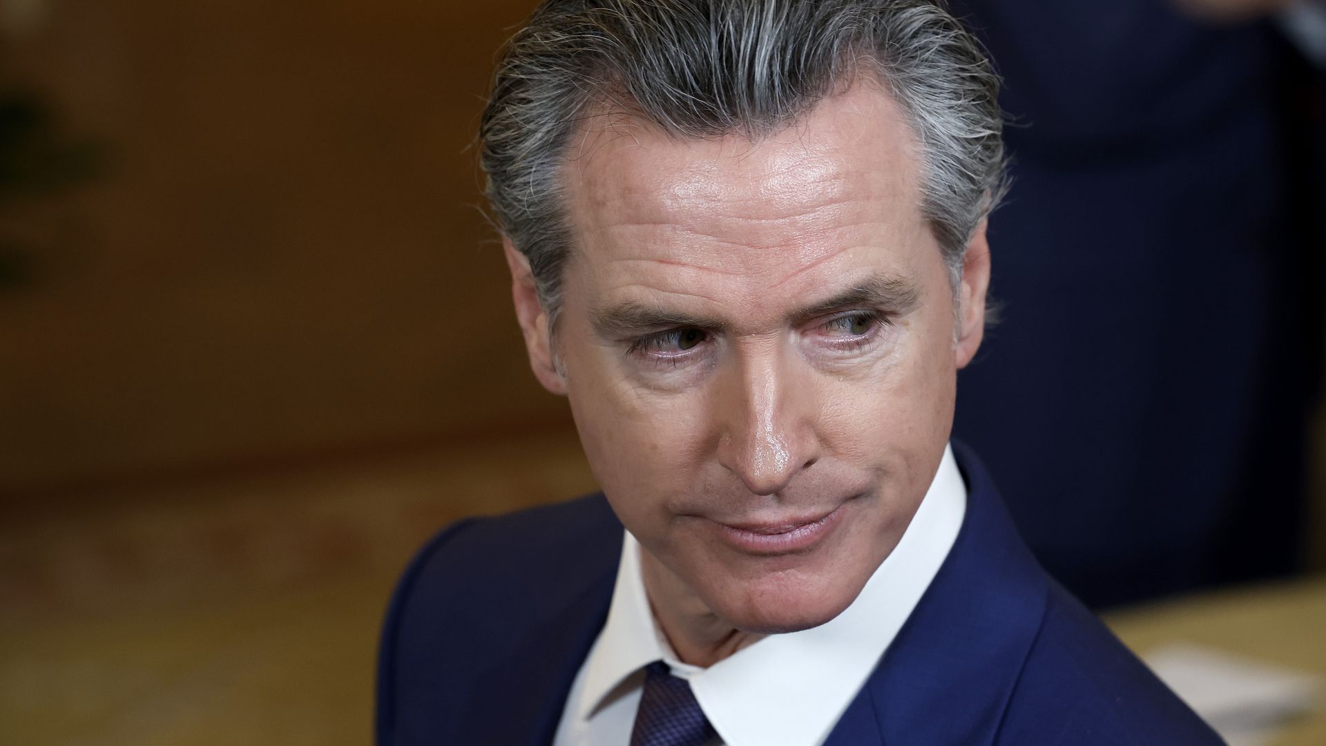 California Governor Gavin Newsom attends an event with fellow governors in the East Room of the White House on February 23, 2024 in Washington, DC. 