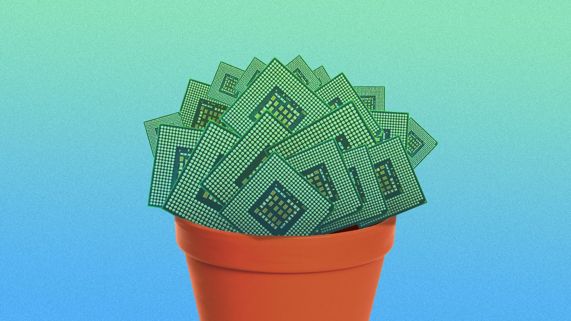 Power grid illustration