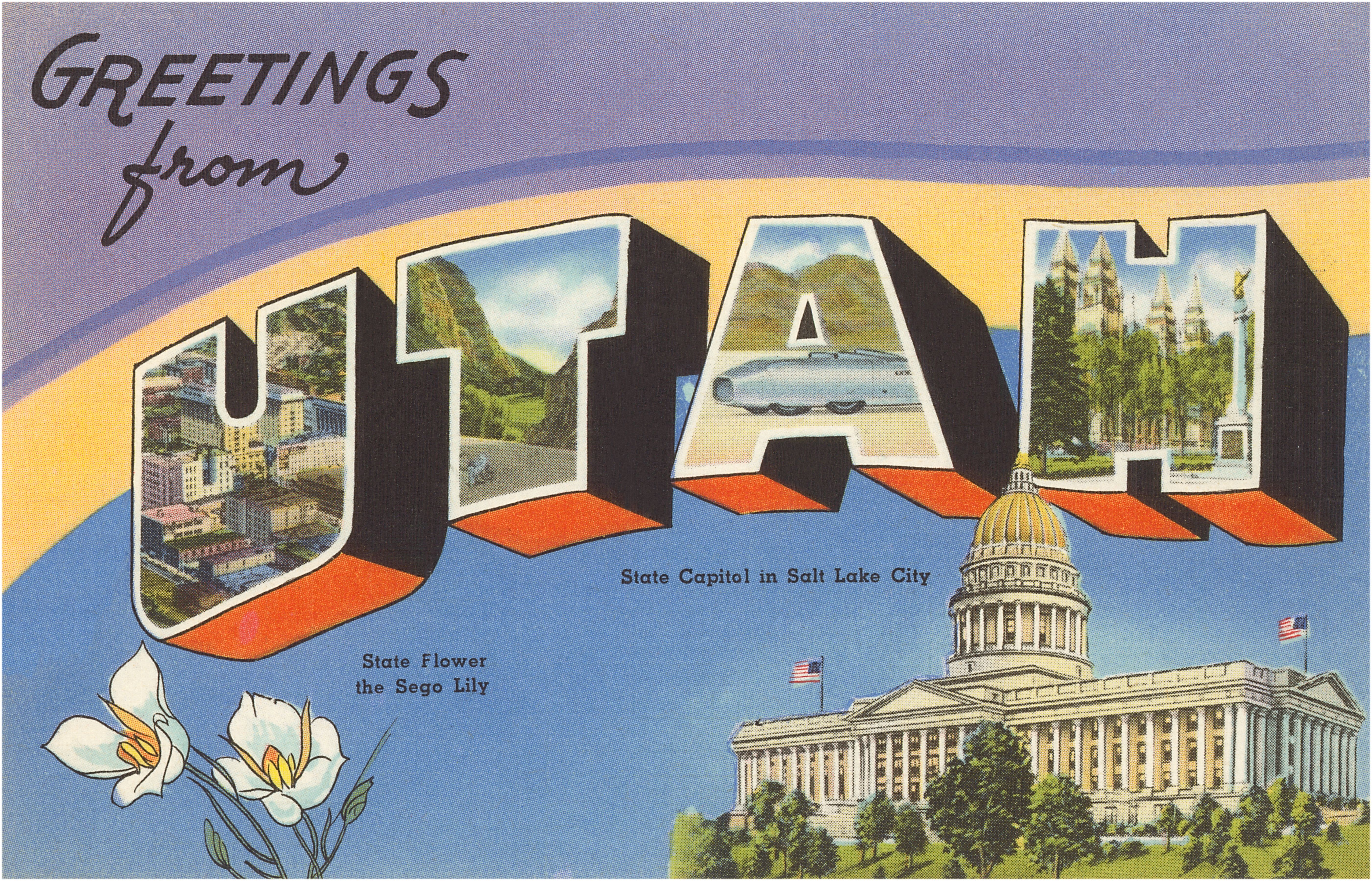 Utah postcard