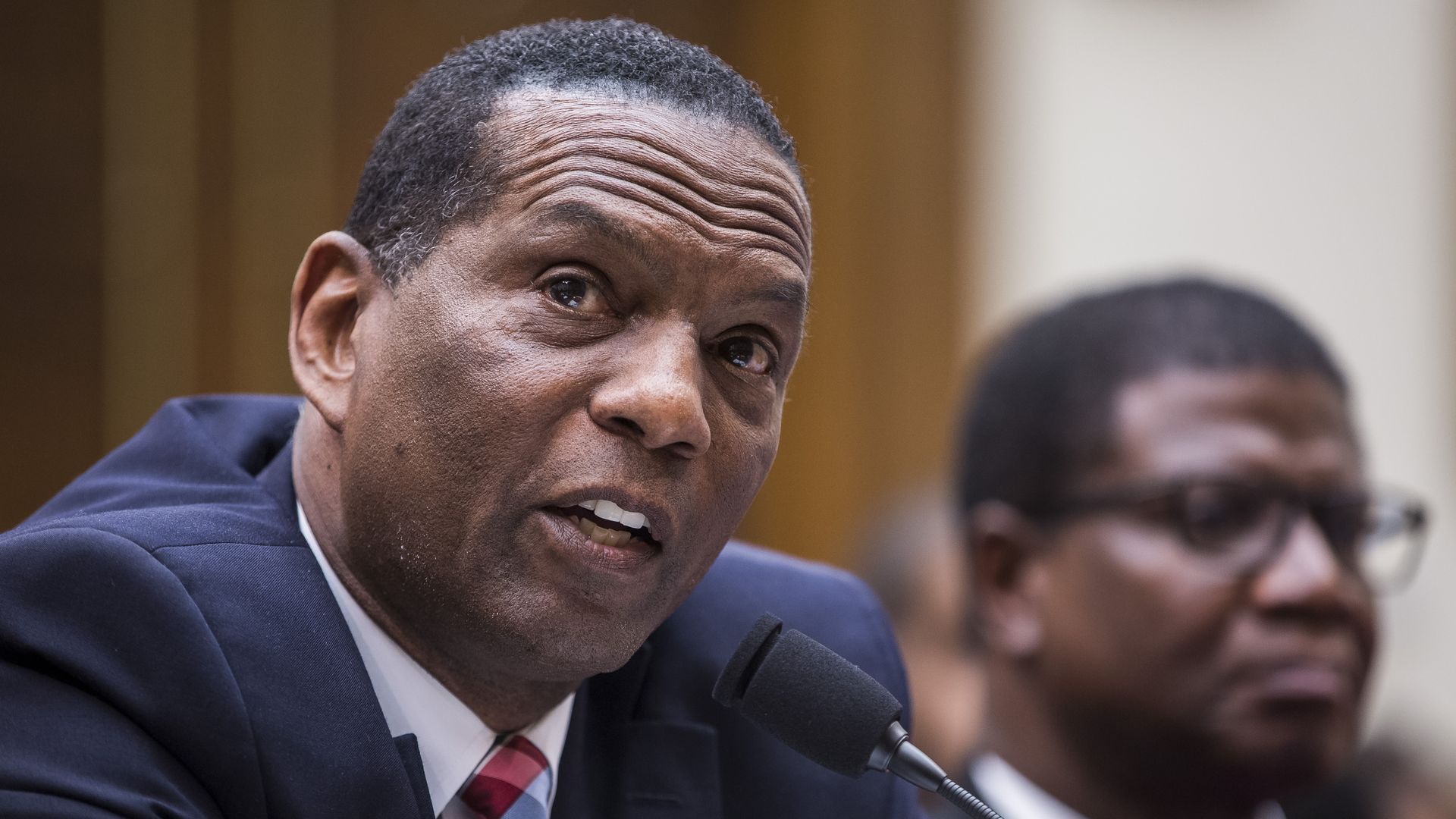 Burgess Owens speaking before the House Judiciary Committee in June 2019.