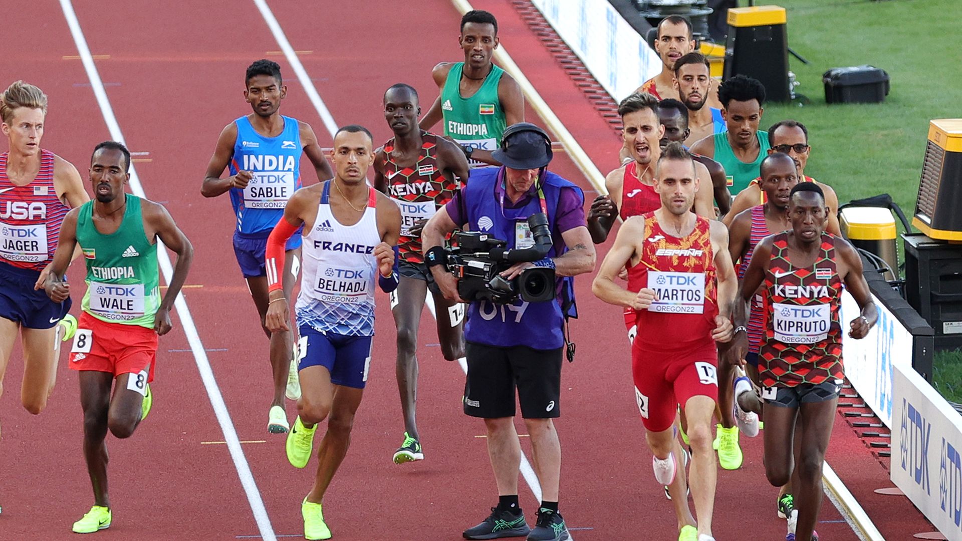 Cameraman on the track