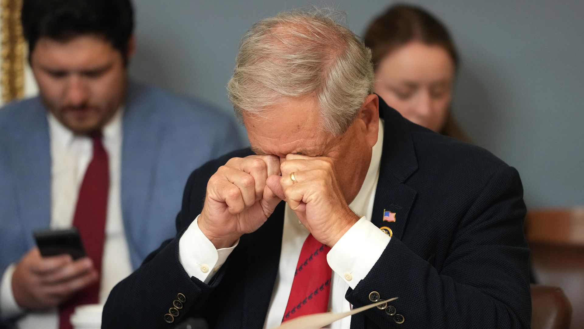 Rep. Ralph Norman at House Rules overnight meeting