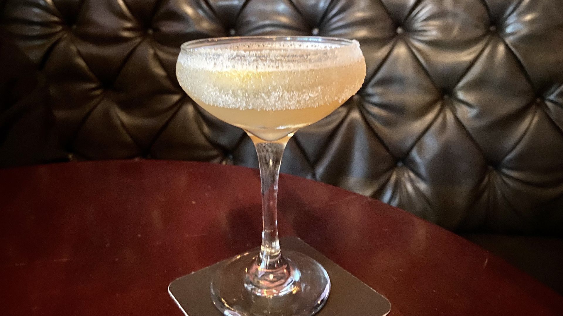 A photo of a cocktail