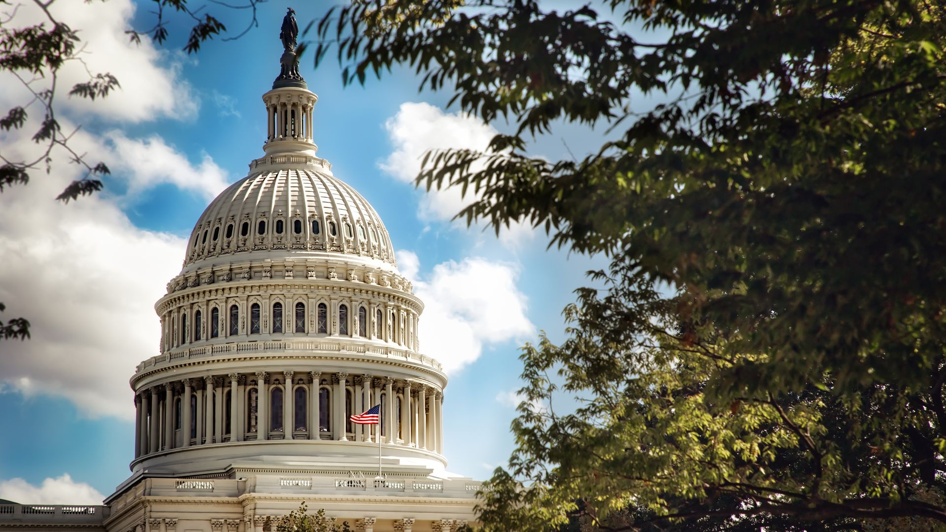 the Capitol building
