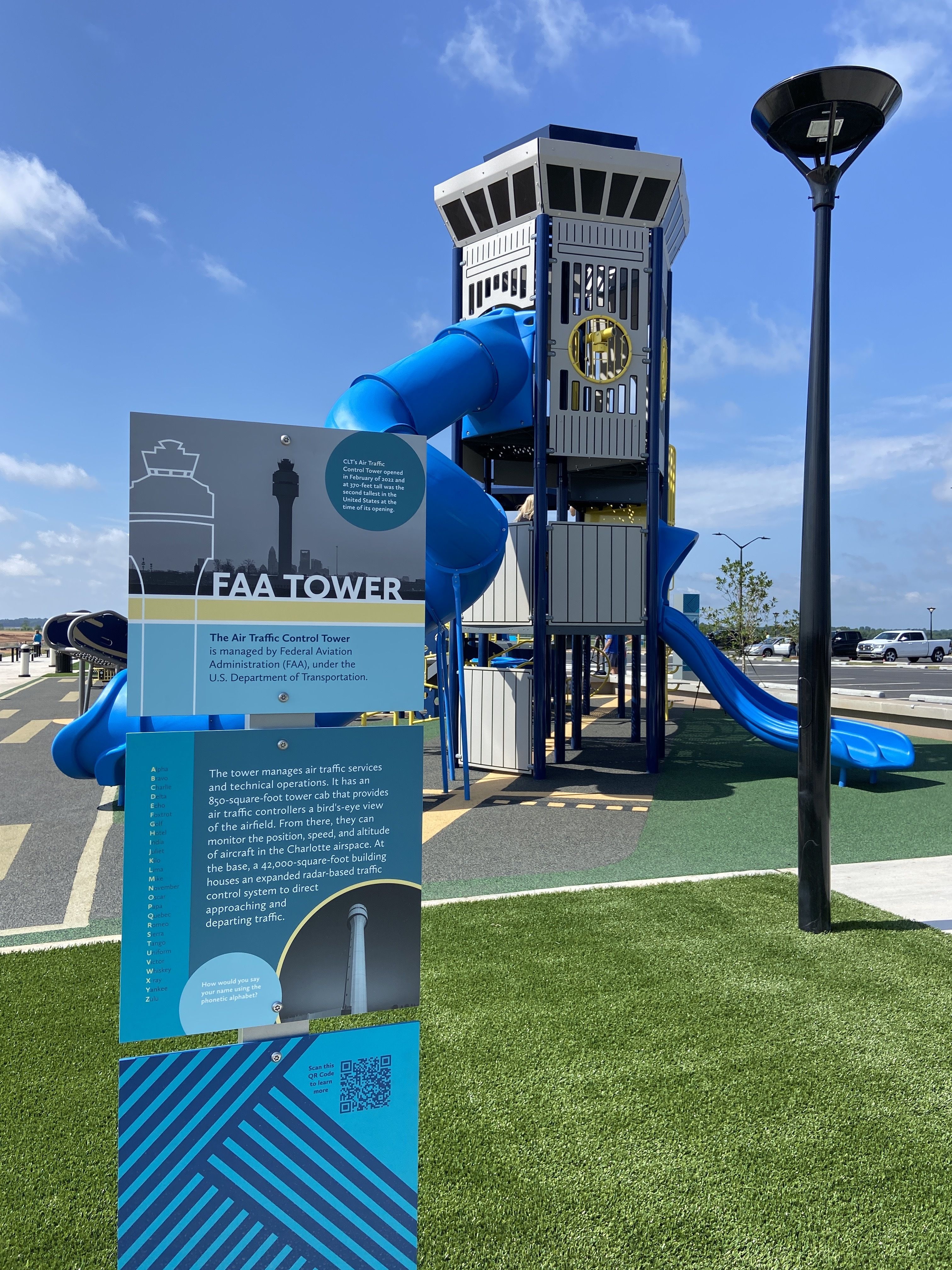 A mini air traffic control tower.