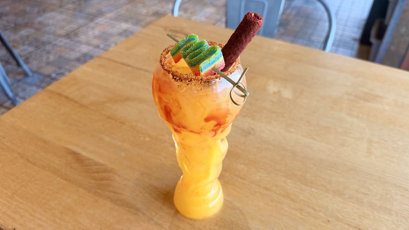 This Richmond drink comes in a World Cup trophy glass
