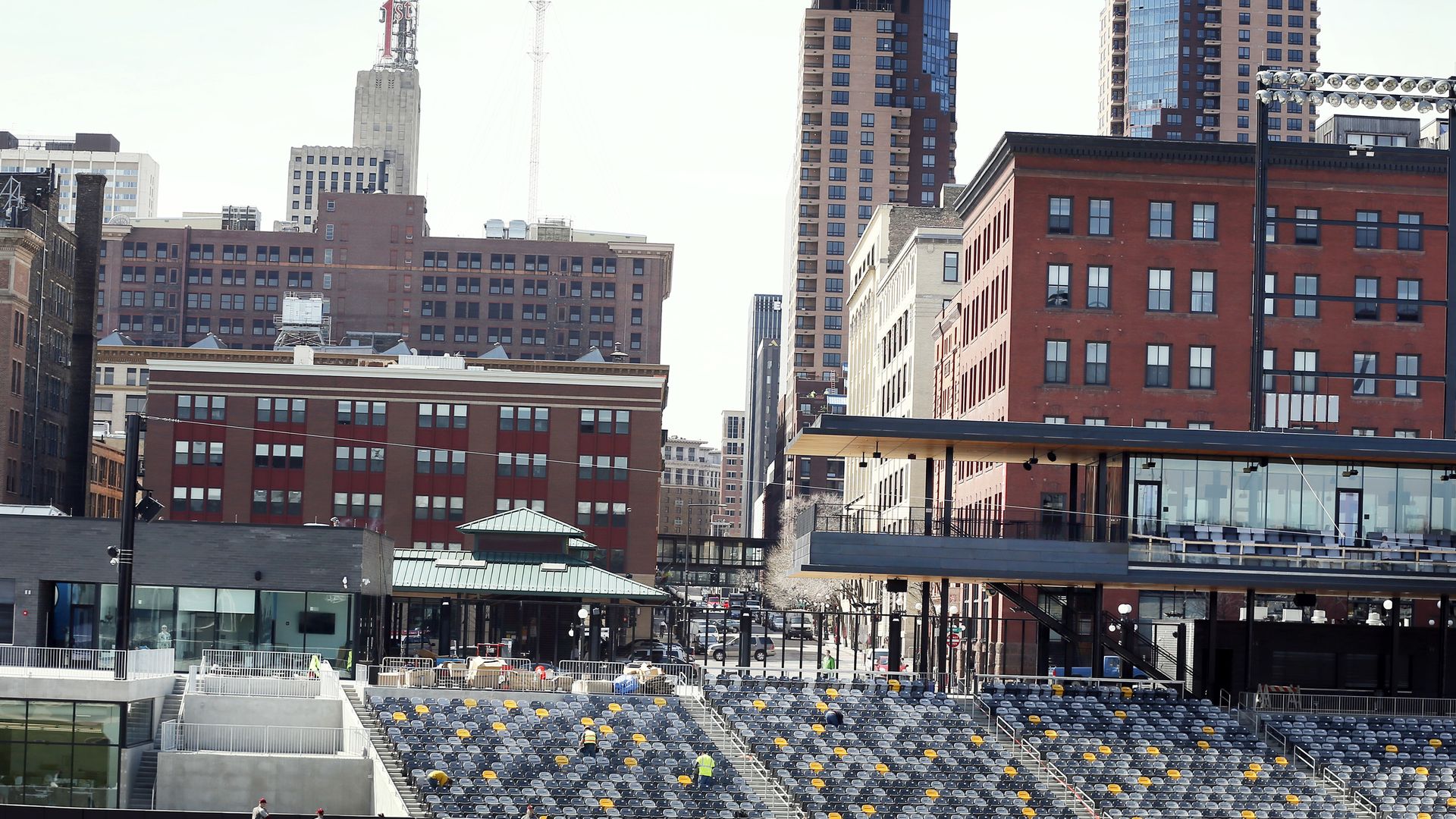 A photo of Lowertown as seen from CHS Field