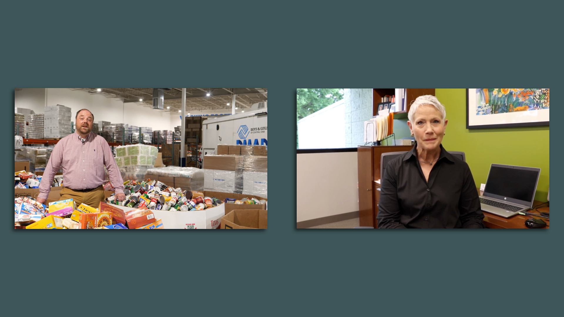 A photo of food bank CEOs.