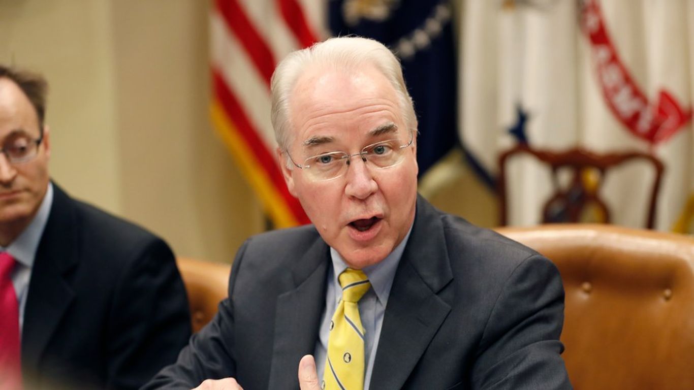 Tom Price resigns
