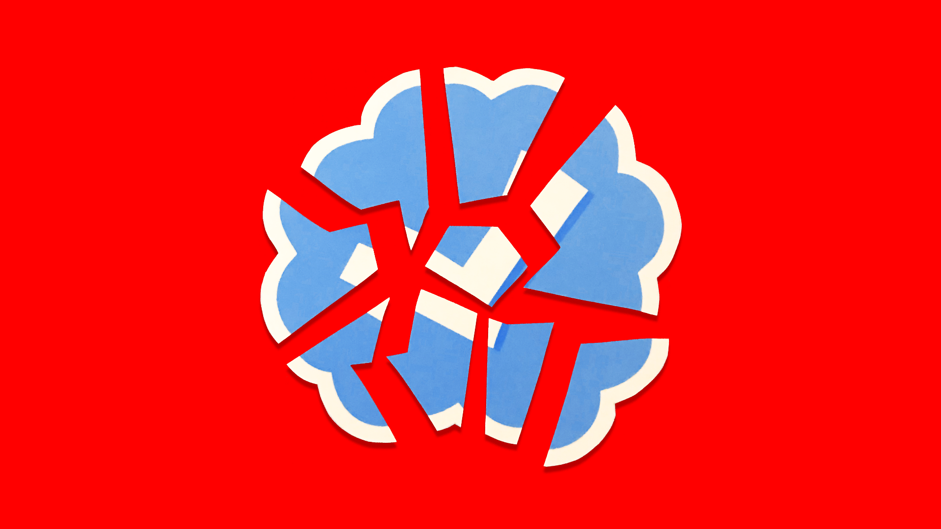 Ruptured Twitter verification checkmark