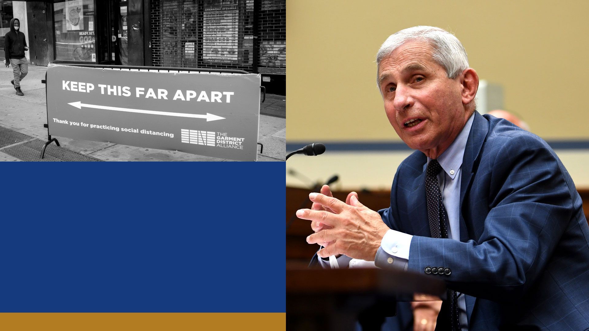 Photo illustration of Anthony Fauci
