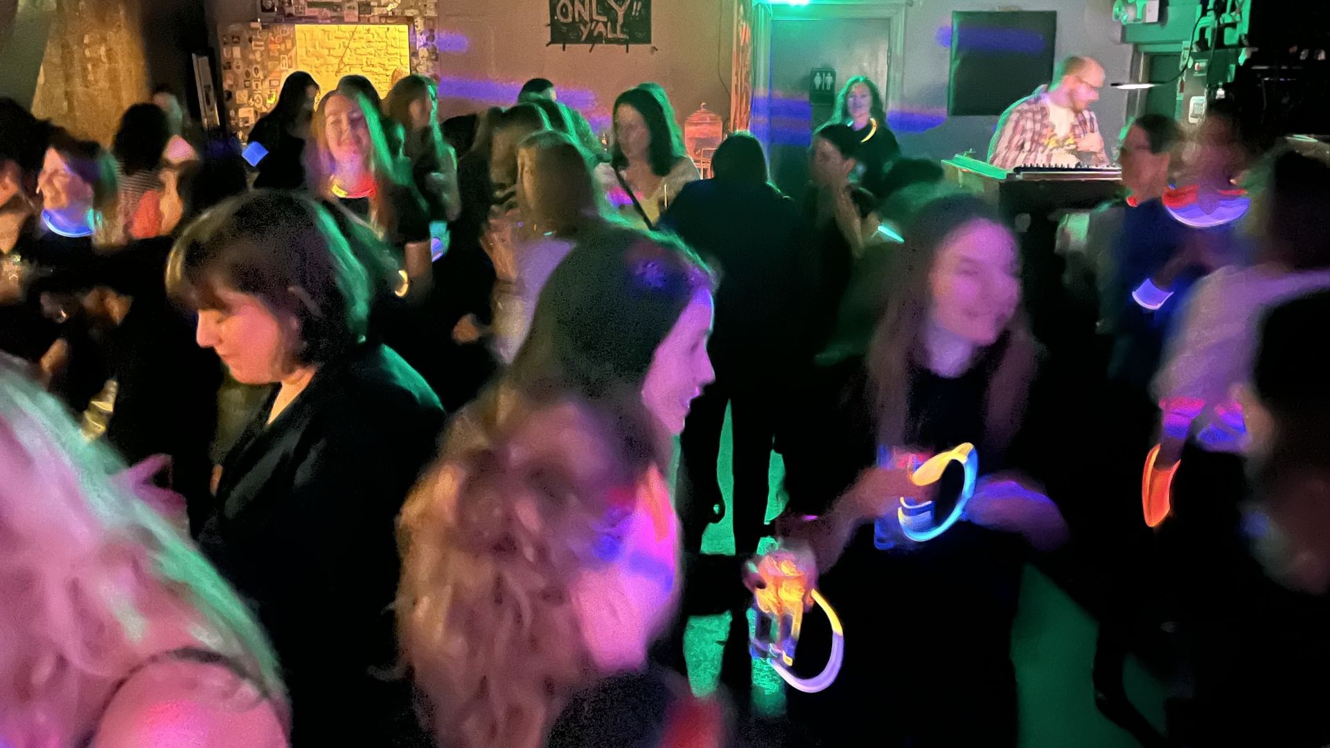 Photo of women dancing in a nightclub