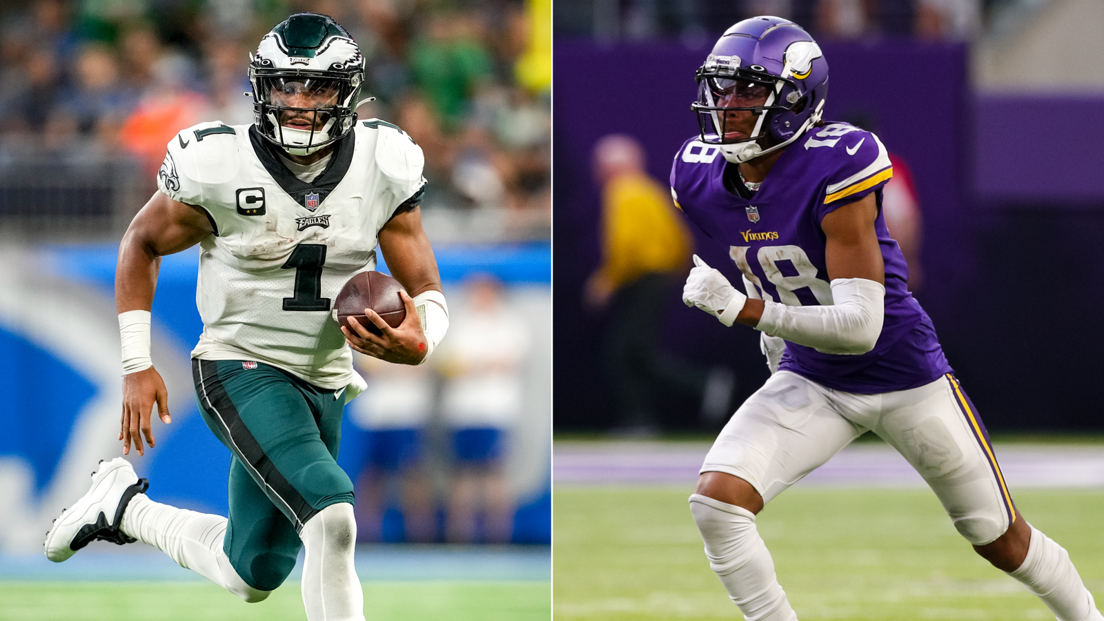 Eagles run all over Vikings, Jalen Hurts racks up three total