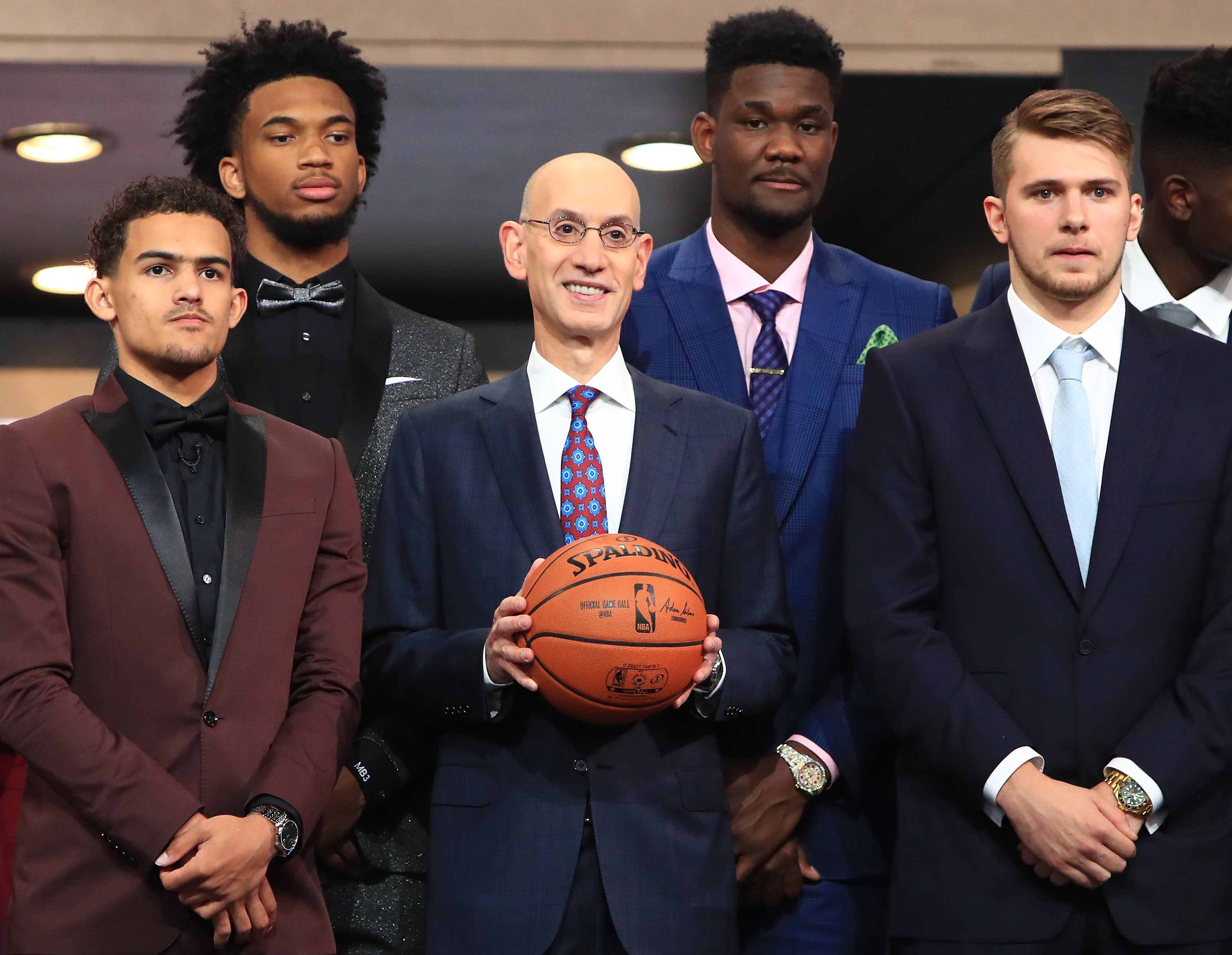 2018 NBA rookies on draft night