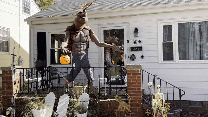 A giant moving werewolf 