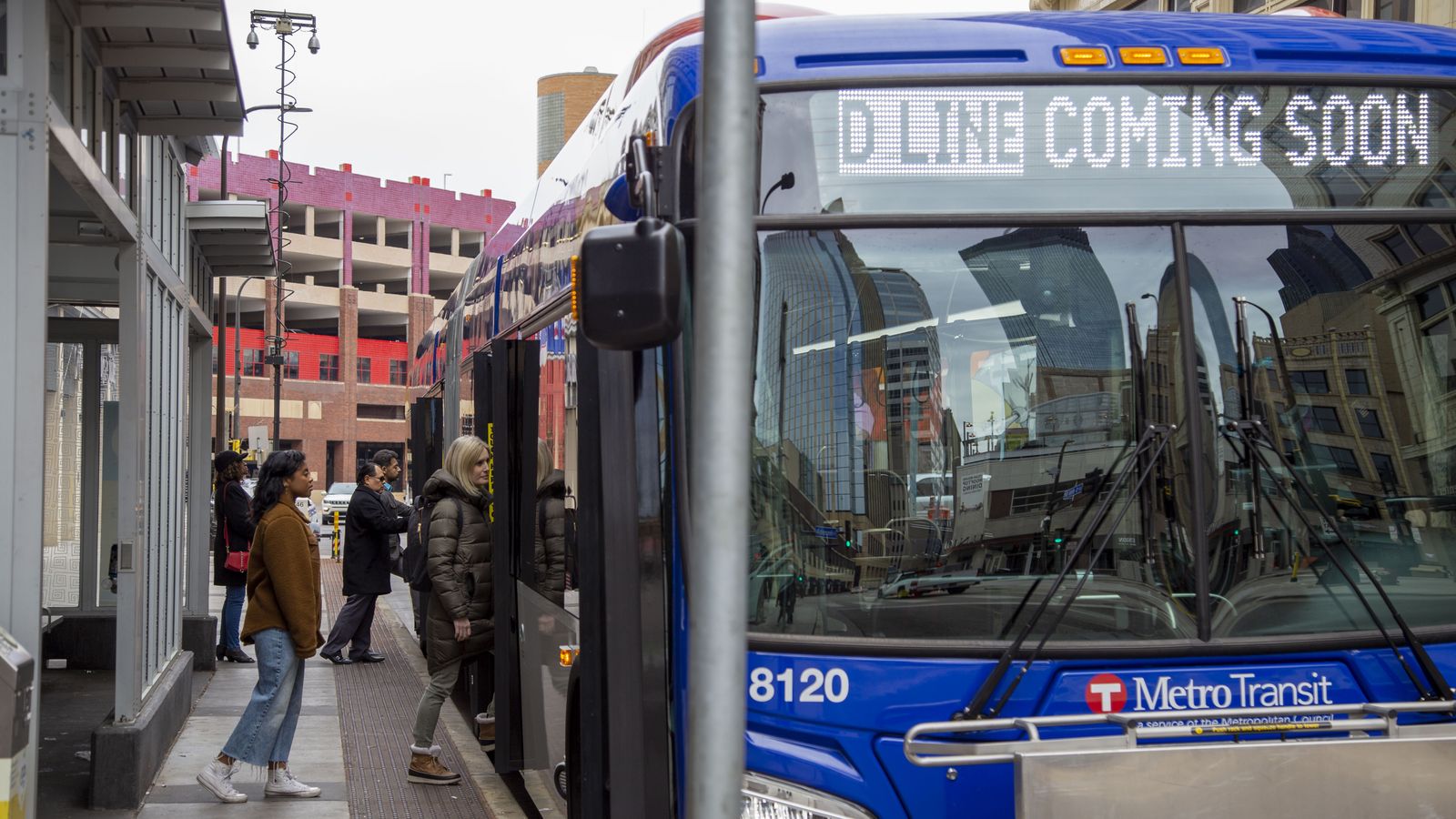 D Line bus from Mall of America to Brooklyn Center begins service ...