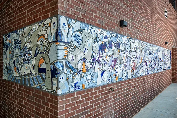 Hub South End The Hive mosaic by Grace Stott (2)