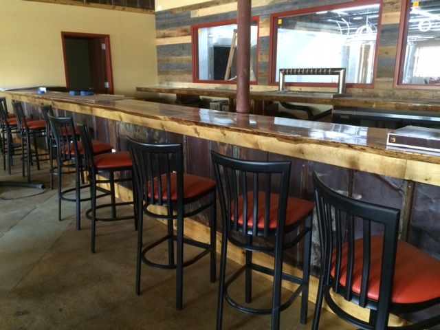 bar at red clay ciderworks