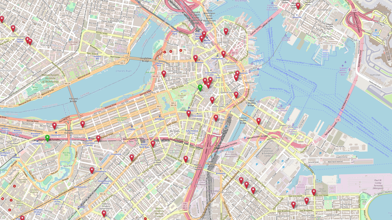 This map pinpoints Boston's dive bars - Axios Boston