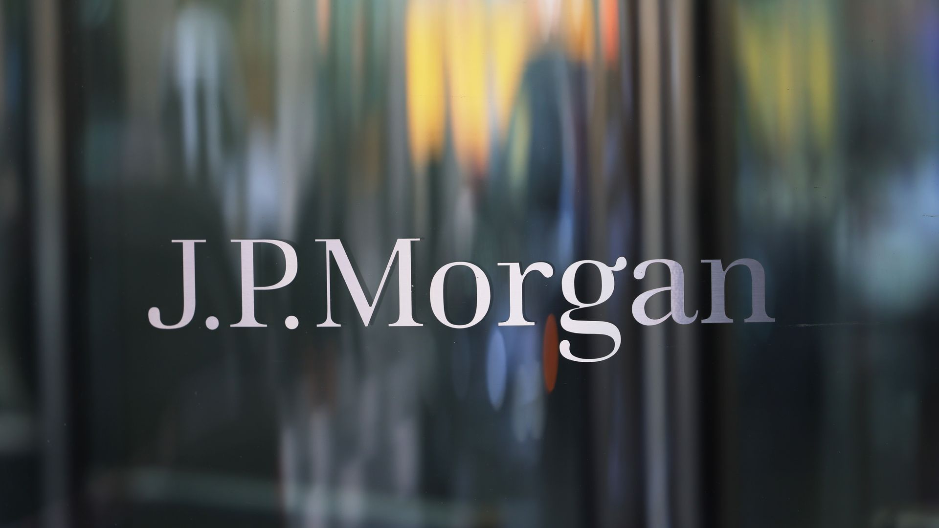 The JPMorgan Chase logo is seen at their headquarters building