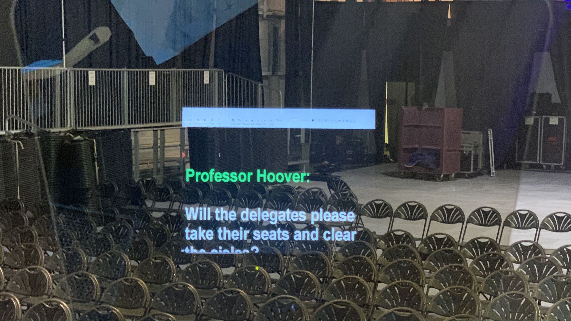 Washington and Lee University mock political convention