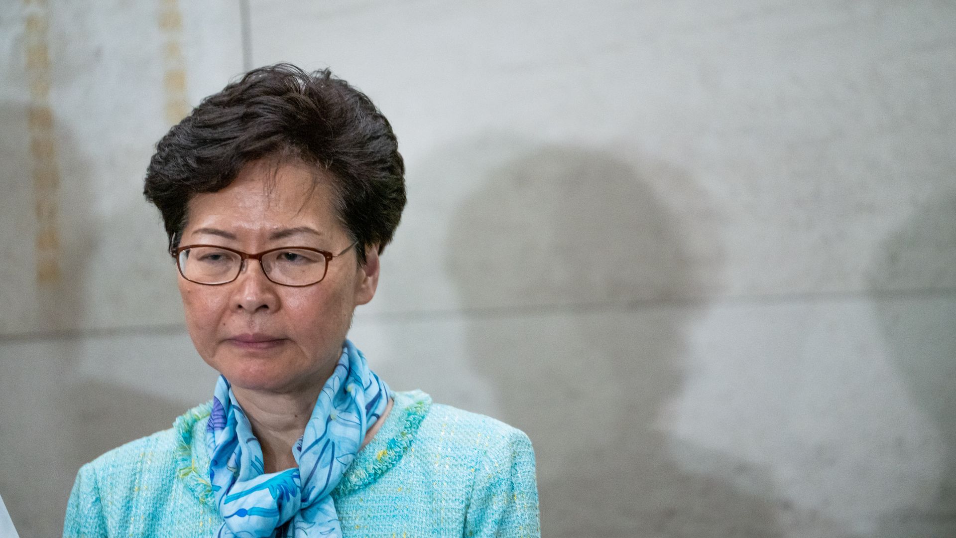 Carrie Lam, Hong Kong's chief executive, speaks during a news conference on July 2