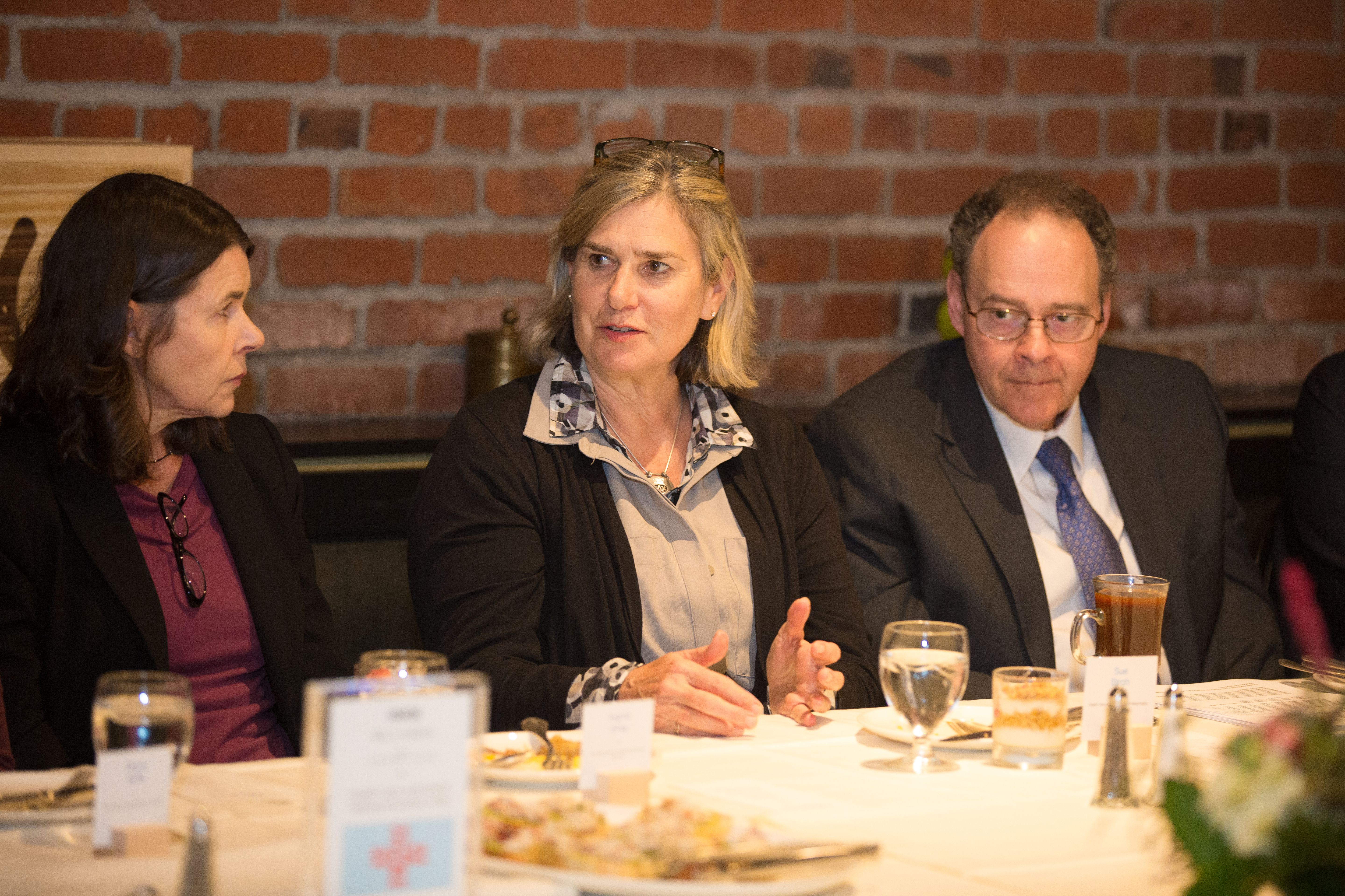 Washington State Health Care Authority director Sue Birch speaking to fellow attendees. 