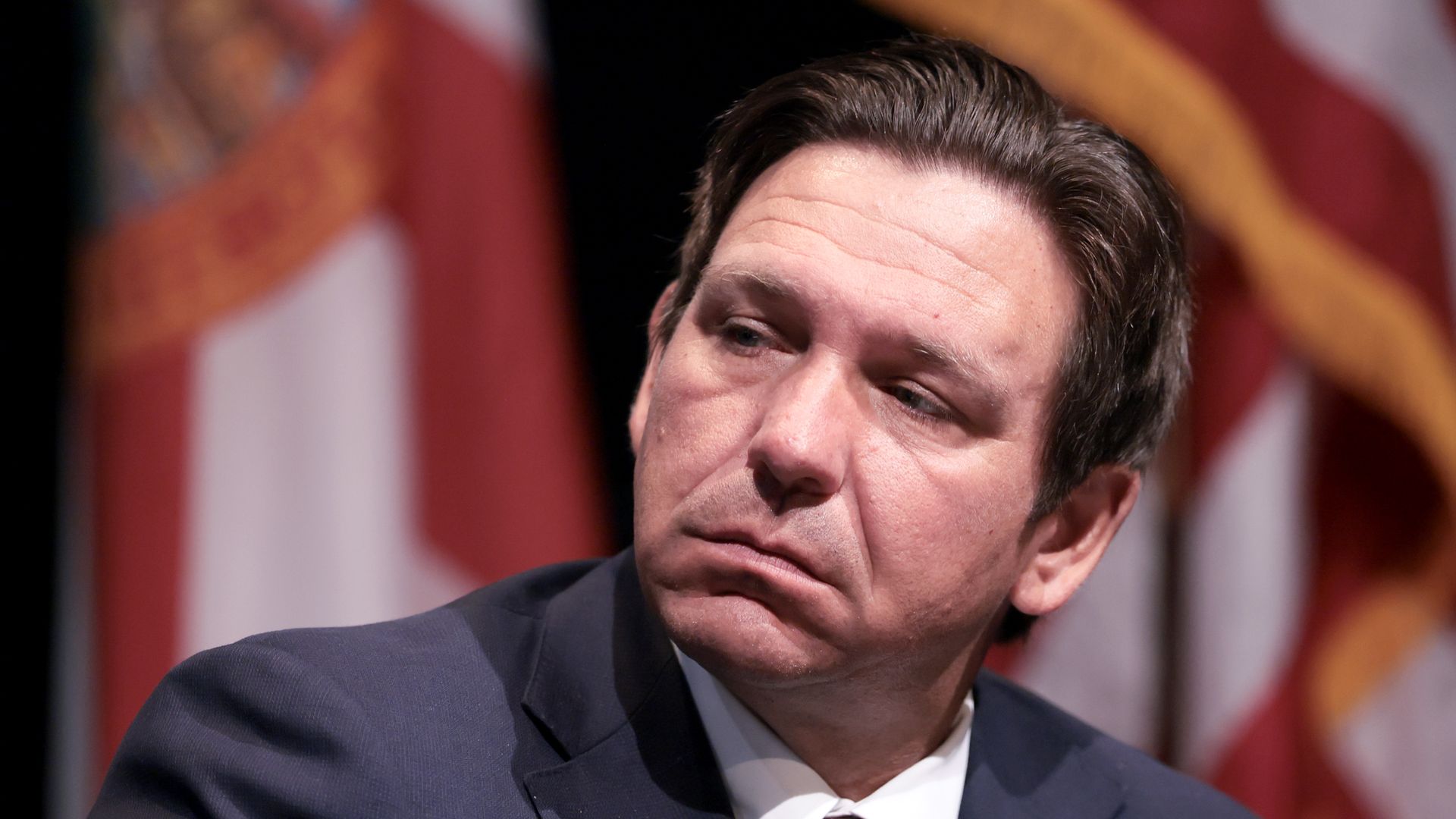 Gov. Ron DeSantis attends the Boom Belt: A Return to First Principles in Public Markets conference on April 7, 2026, in Miami, Florida. Photo: Joe Raedle/Getty Images