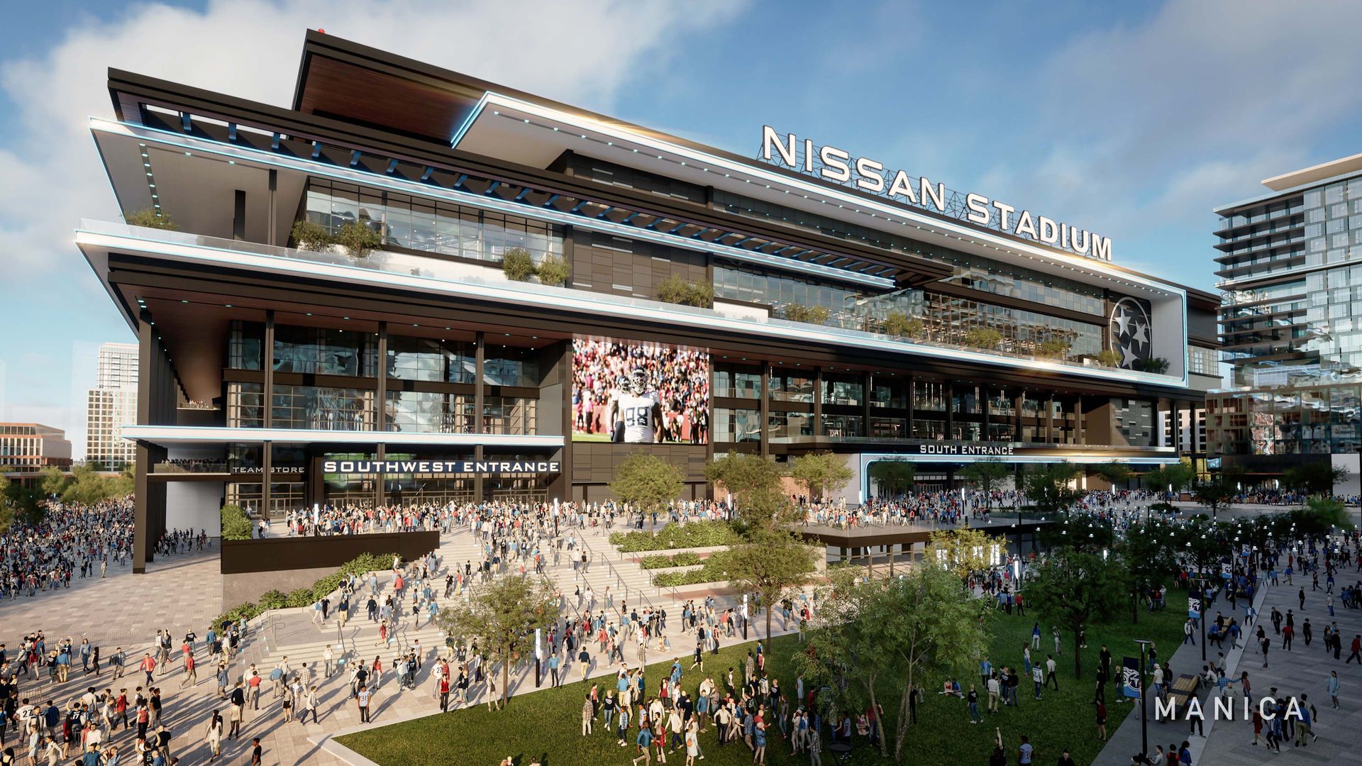 Nissan agrees to 20year deal with Titans to keep name on new stadium