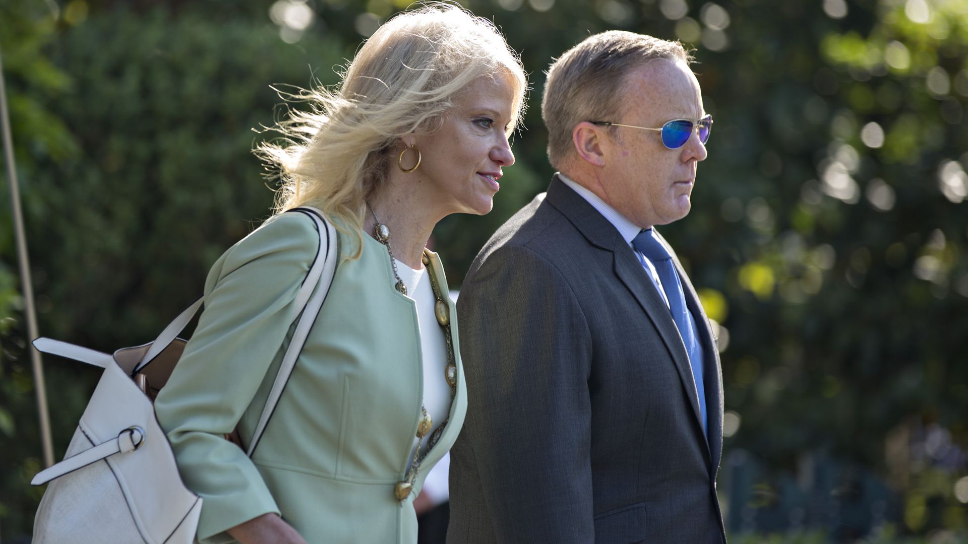 Kellyanne Conway and Sean Spicer.