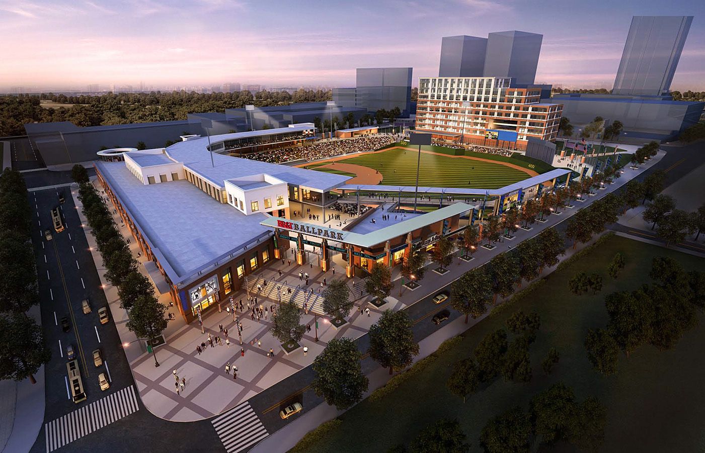 BB&T Ballpark rendering. 
