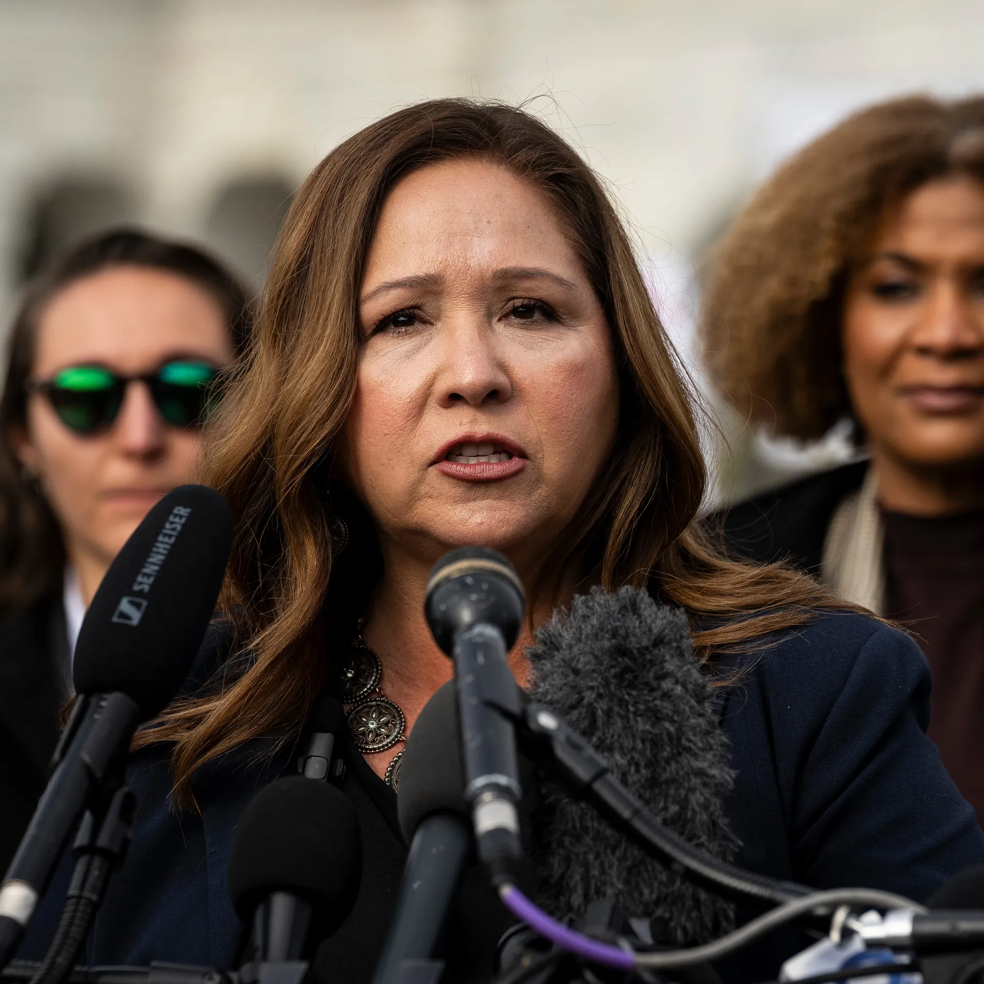 Rep. Grijalva says she was pepper sprayed, "pushed around" by ICE officers