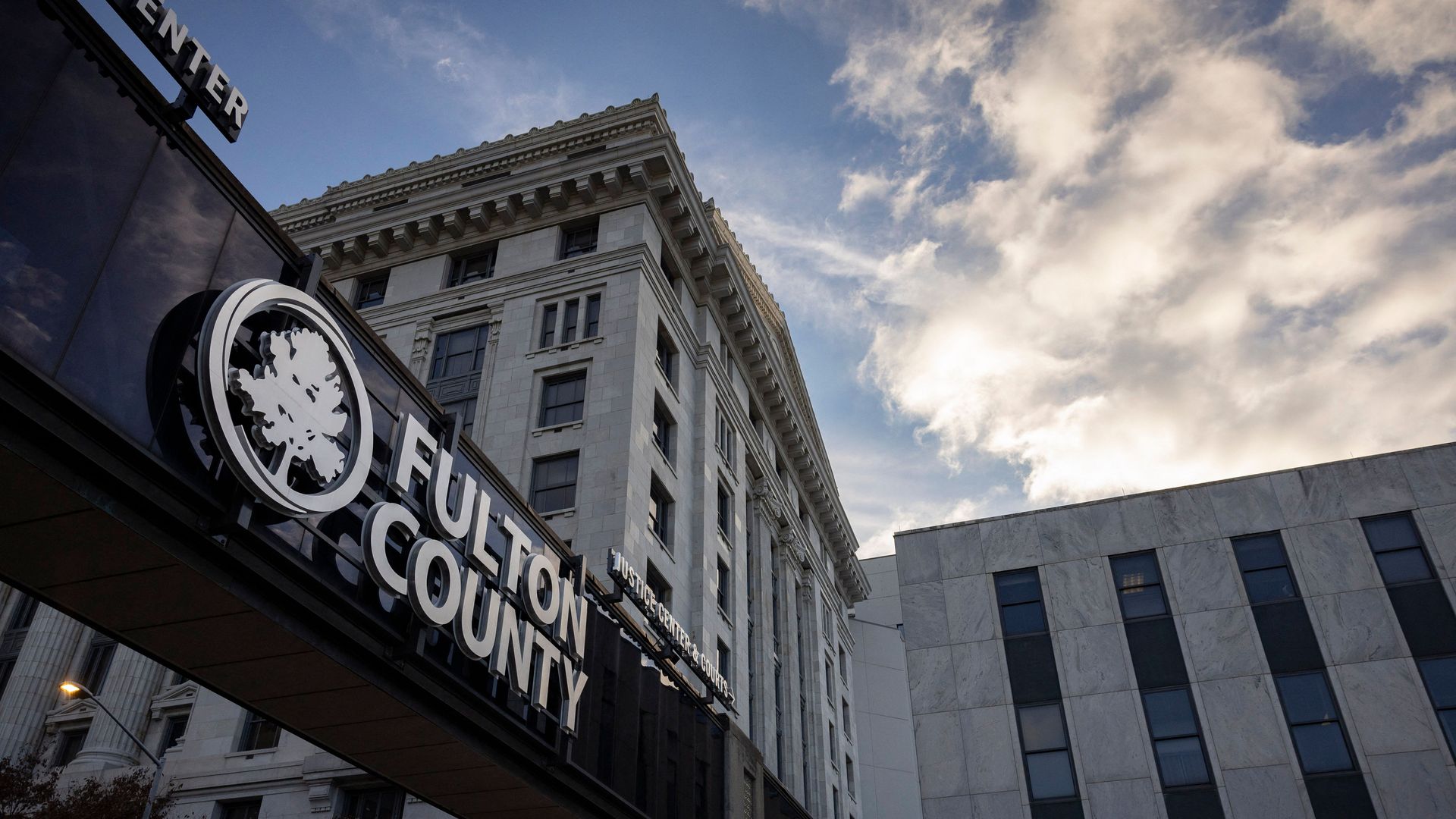 The Fulton County courthouse