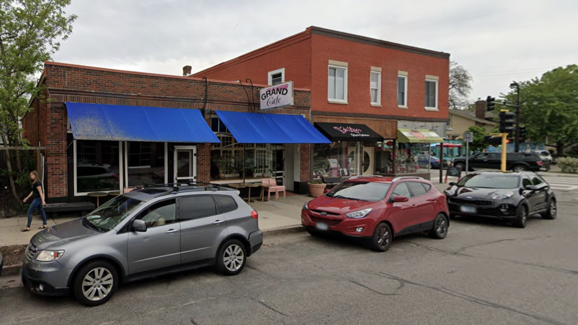 The exterior of Minneapolis' shuttered Grand Cafe.