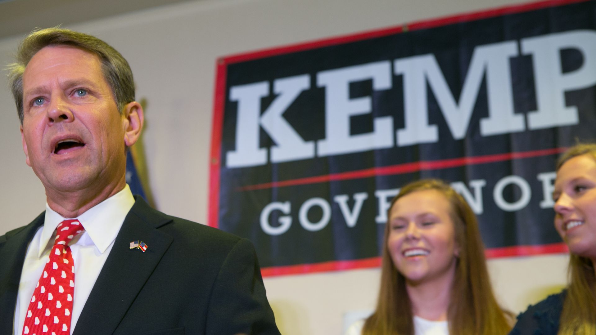 Georgia  Secretary of State Brian Kemp and Republican candidate for governor. Photo: Jessica McGowan/Getty Images
